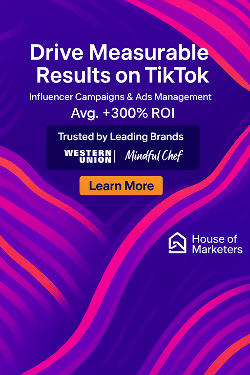 Vertical format ad